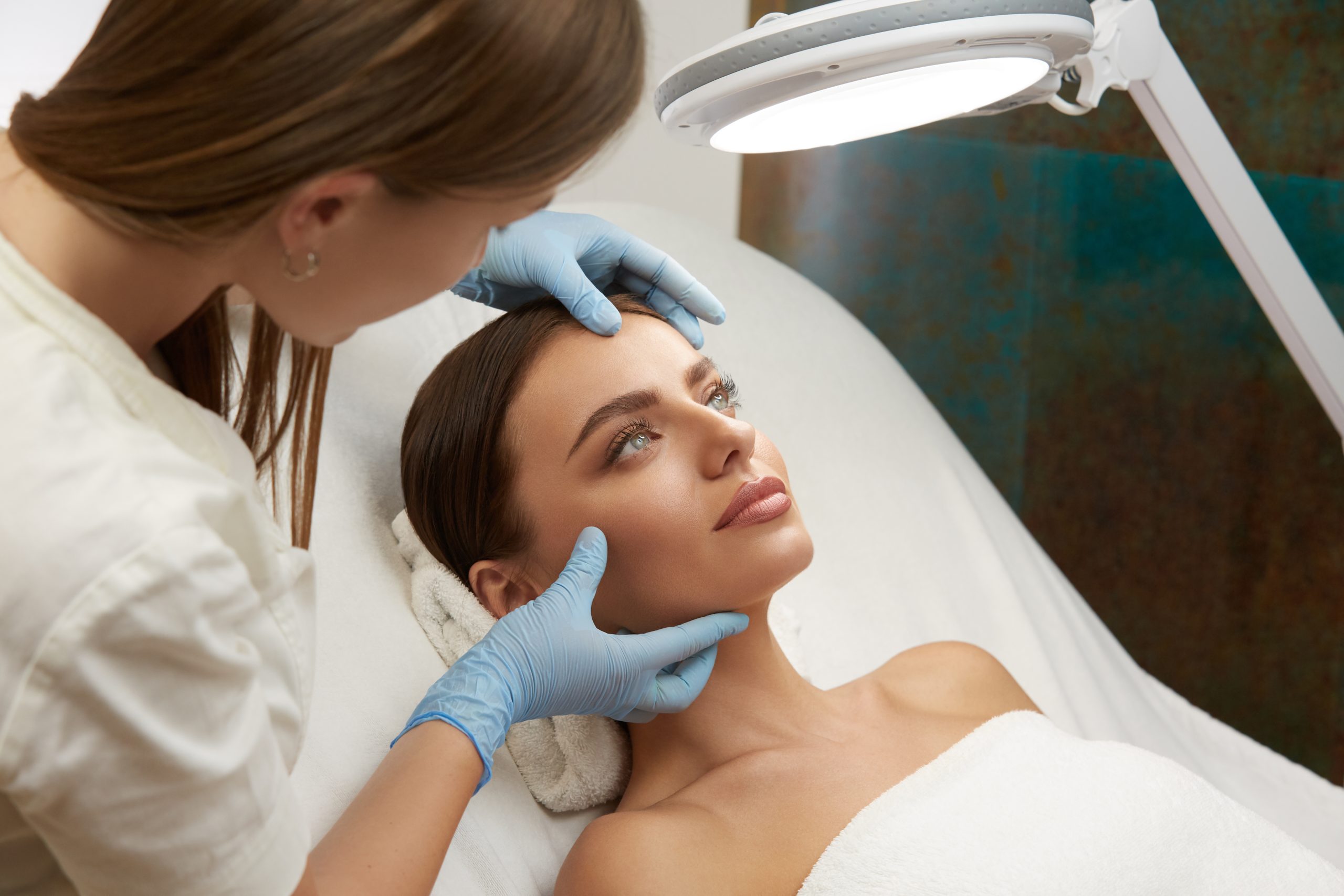 Woman undergoing consultation after paying for Aesthetic treatments with Klarna