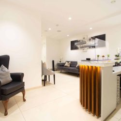 reception at Dr Ifrah Aesthetic clinic Harley Street location